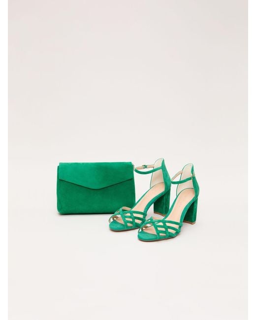 Phase Eight Green Phase Eight High Block Sandals