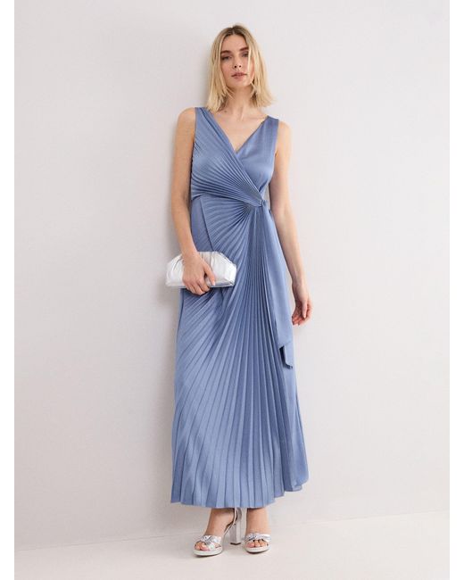 Phase Eight Emlyn Wrap Dress in Blue