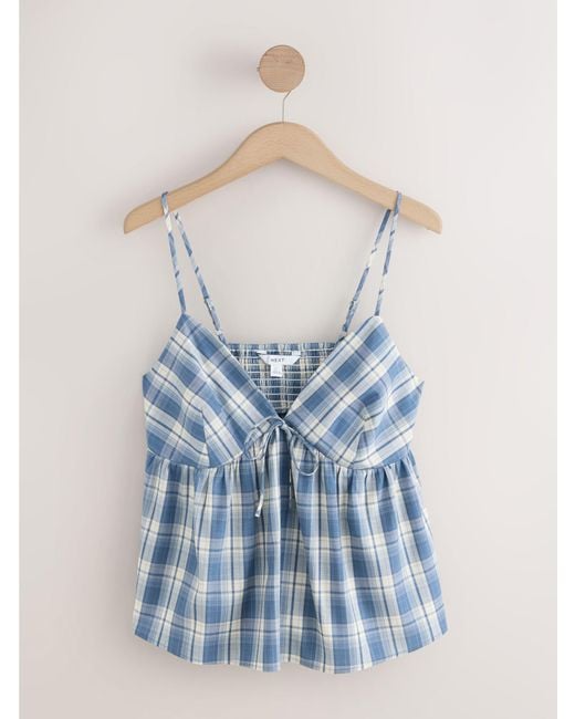 Next Blue V-Neck Cami Top