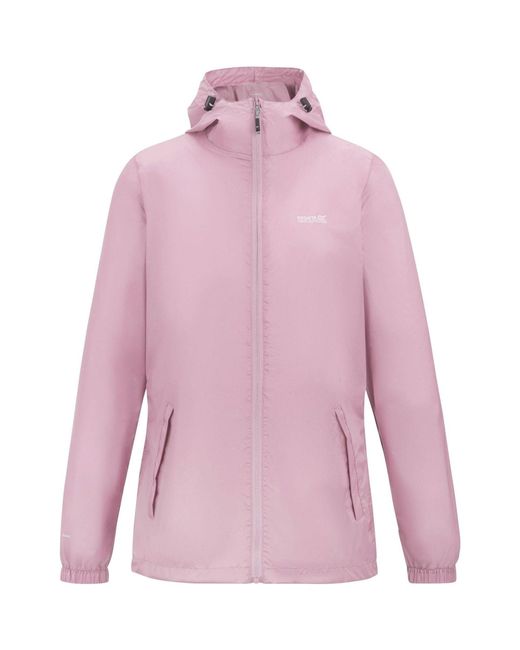 Regatta Pink Light Waterproof Pack It Jacket Iii