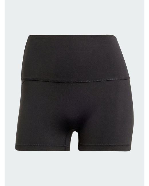 Adidas Black All-Me Sculpt Booty Short Leggings