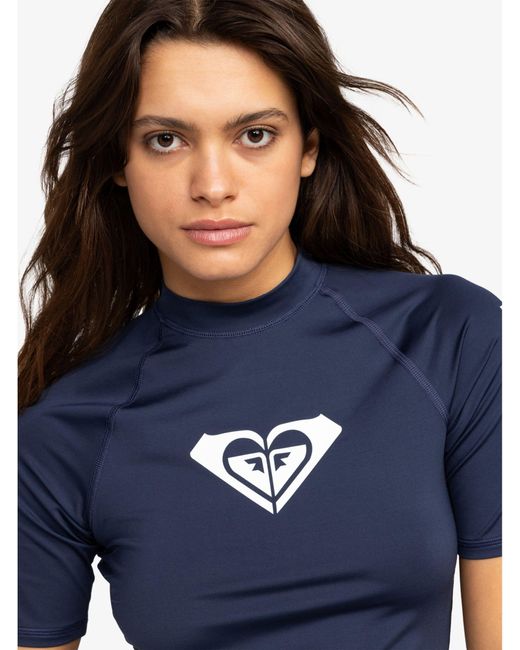 Roxy Blue Von Ganzem Herzen Kurzarm Rash Weste