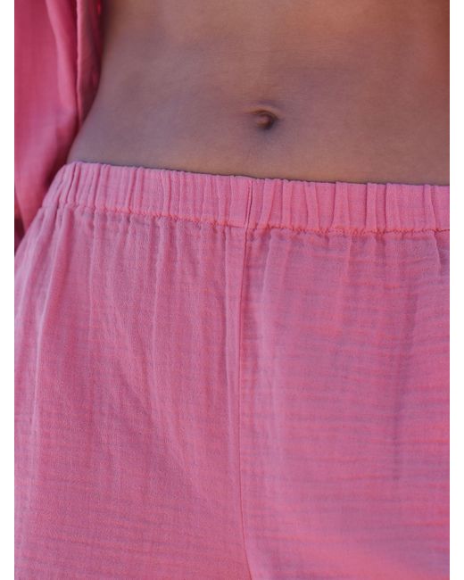 Next Pink Doublecloth Shorts