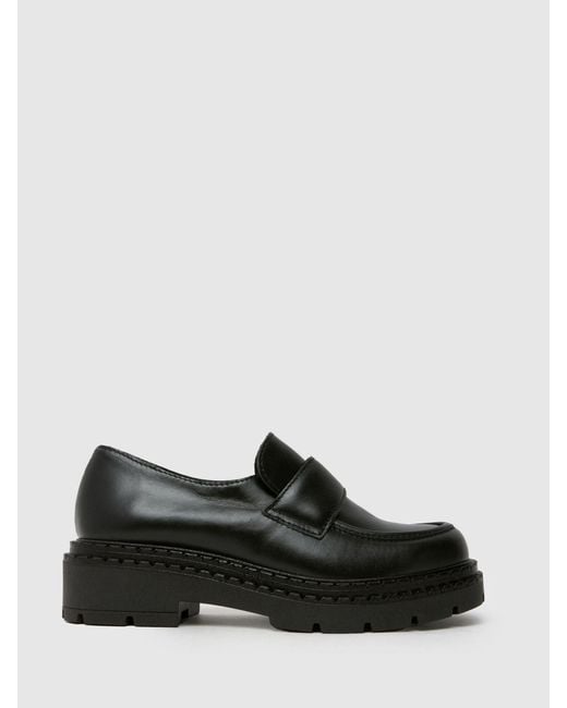 Schuh Black Lawson Chunky Loafers