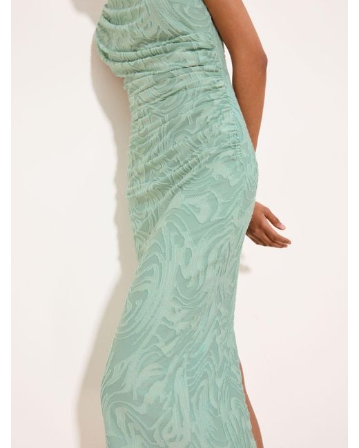 mint green lipsy dress Womens Lipsy Mint Green Halter Neck Scarf Satin Maxi Dress 10