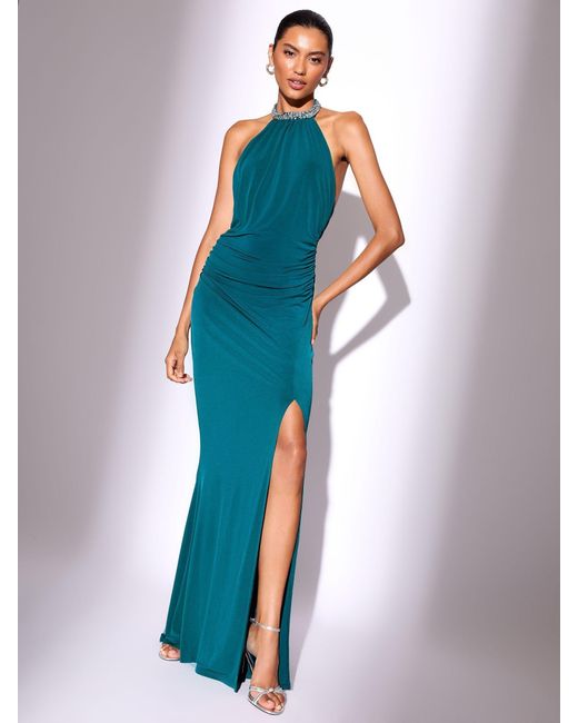 maxi dress 90s style Studio Ease 90s Maxi Dress (L)