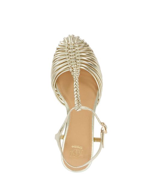Dune White Harmoni Ballet Sandals