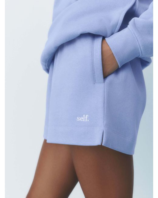 Self Blue Shorts