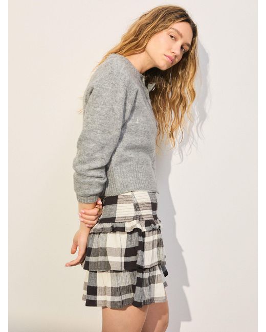 Next Multicolor Check Rara Mini Skirt