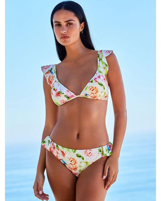Ted Baker Blue Frill Triangle Bikini