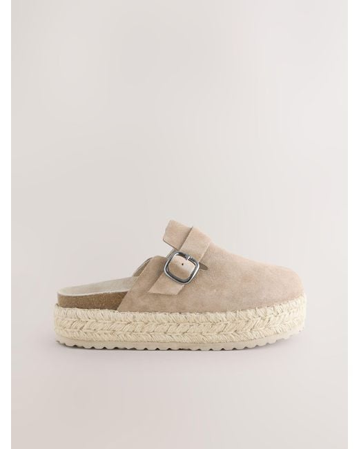 Next Natural Forever Comfort Espadrille Footbed Shoes