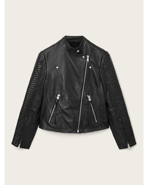 AllSaints Black Allsaints Raul Biker Jacket