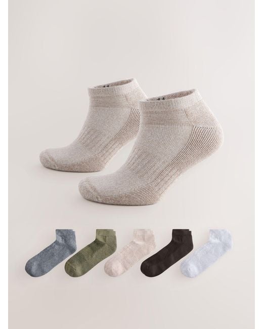 Next Gray Cushioned Trainers Socks for men