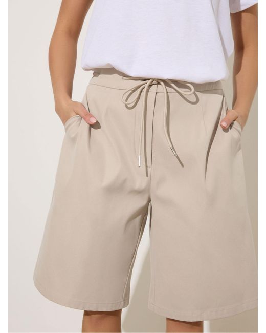 PixieGirl Petite Natural Drawstring Shorts