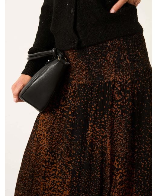 FatFace Black Fatface Harper Midi Skirt