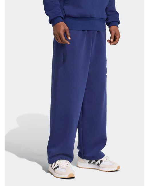 Adidas Blue Collegiate Joggers for men