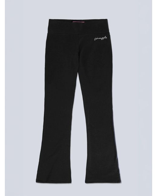Pineapple Black Petite Bootcut Jersey Trousers