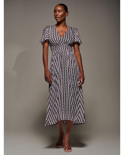 half mesh dress Mesh Dress Jolie Moi Petite Dresses Jolie Moi Petite Half Sleeve Mesh Dress,  Black