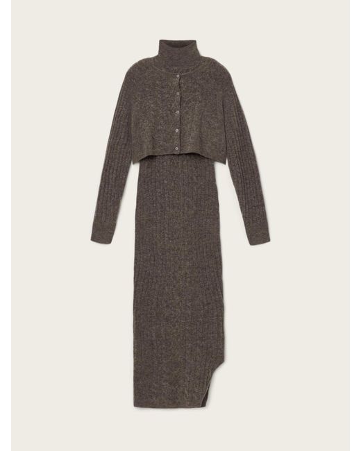 AllSaints Brown Allsaints Sabine Dress