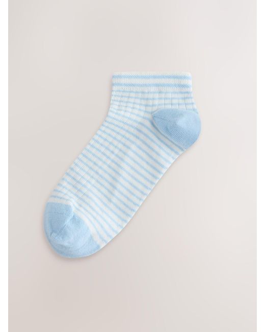 Next Multicolor Stripe Trainer Socks 5 Pack