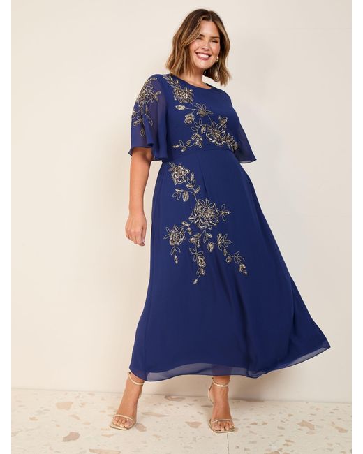 chiffon angel sleeve dress women's angel flowy dress Angel Sleeve Full Sweep Gauze Dress XS-M OMNIA