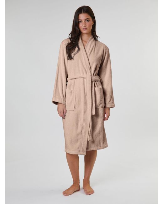 Loungeable Natural Classic Towelling Robe