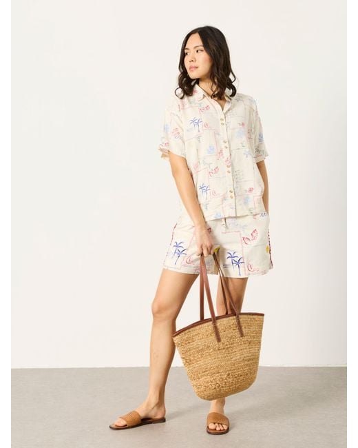 FatFace White Fatface Kara Shirt