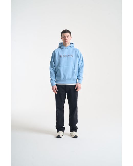 Nicce London Blue Mercury Outline Hoodie for men