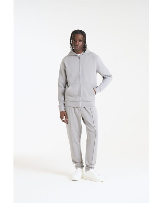 Nicce London Gray Luxe Piping Jogger for men