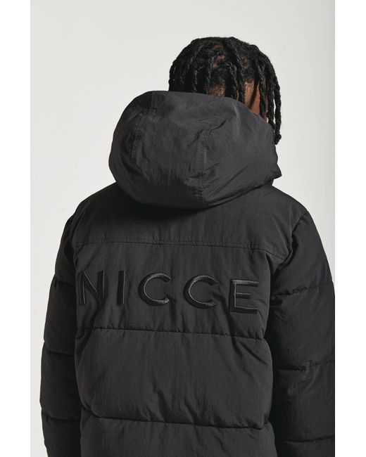 Nicce London Black Clusion Jacket for men