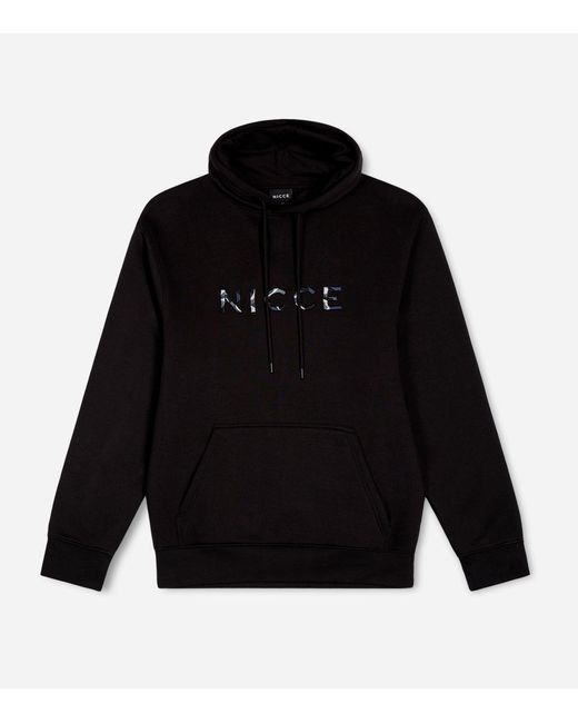 Nicce London Black Mercury Hoodie for men