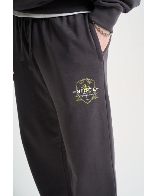 Nicce London Blue Cresta Hoodie & Jogger Set for men
