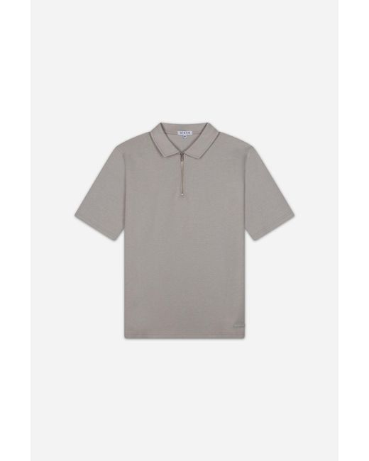 Nicce London White Luxe Polo Shirt for men