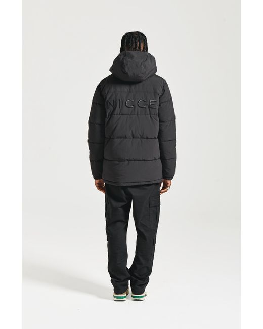 Nicce London Black Clusion Jacket for men