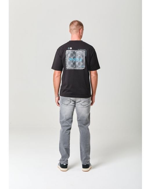 Nicce London Gray Vertex T-Shirt for men