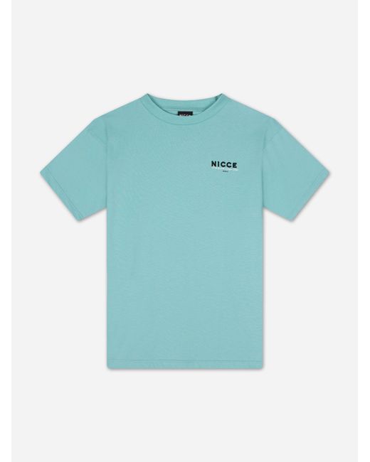 Nicce London Blue Meridian T-Shirt for men