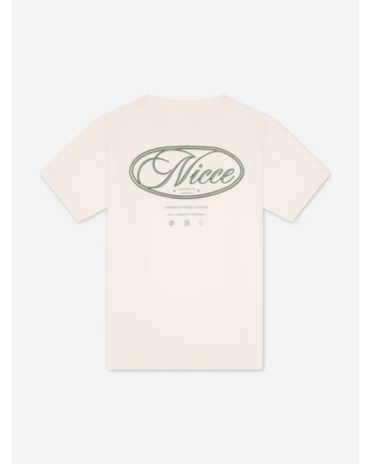 Nicce London White Grant T-Shirt for men