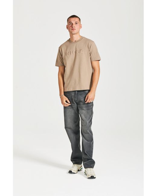 Nicce London Natural Mercury Short Sleeve T-Shirt for men