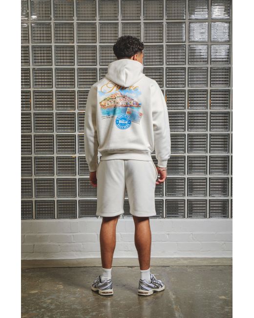 Nicce London Gray Riviera Hoodie for men