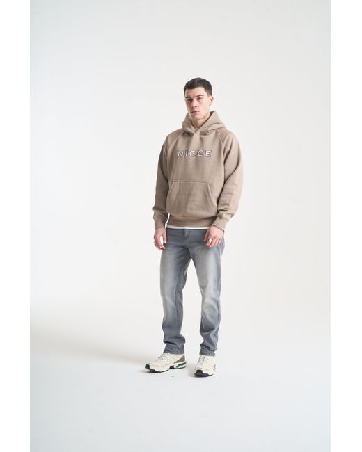 Nicce London Natural Mercury Outline Hoodie for men
