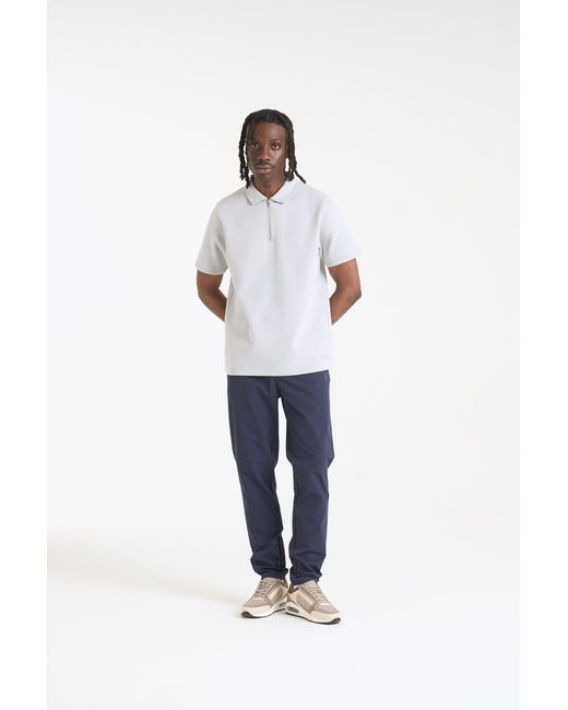 Nicce London White Luxe Polo Shirt for men