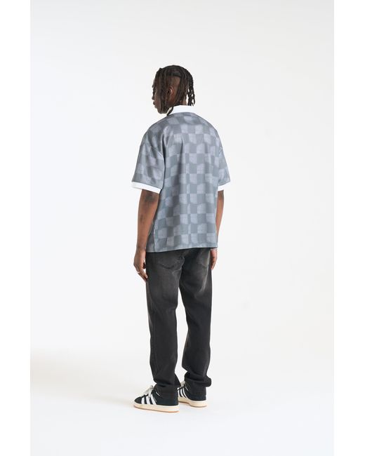 Nicce London Gray Stadium Football Shirt for men