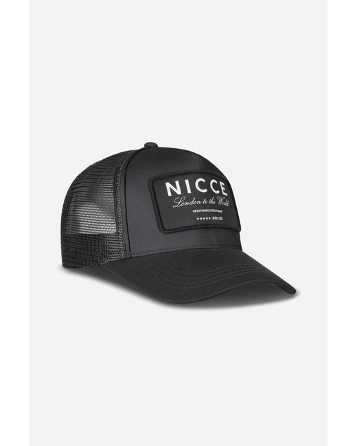 Nicce London Black Griffton Cap for men
