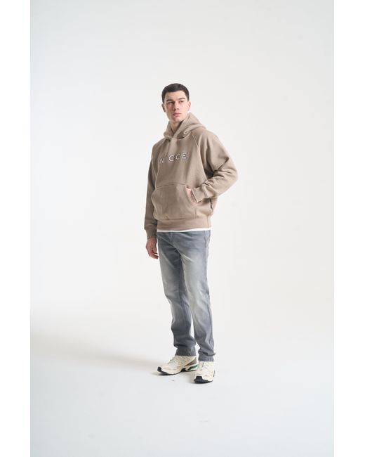 Nicce London Natural Mercury Outline Hoodie for men