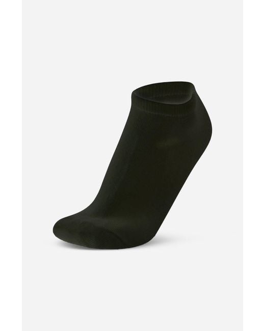 Nicce London Black 5 Pack Trainer-Liner Welles Socks for men