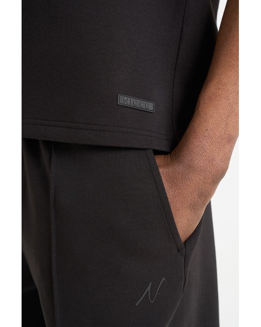 Nicce London Black Luxe Polo Shirt for men