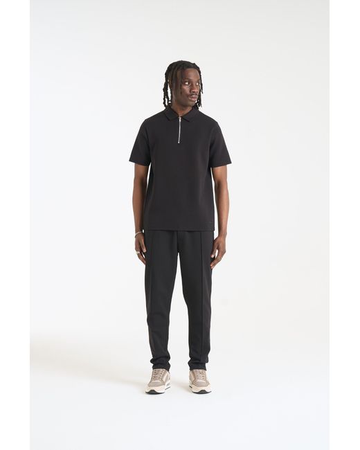 Nicce London Black Luxe Polo Shirt for men