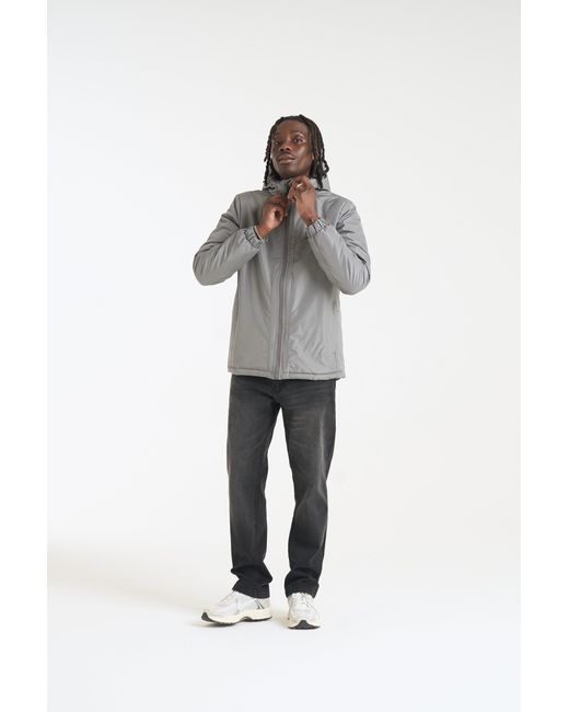 Nicce London Gray Turnstile Jacket for men