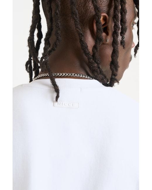 Nicce London White Luxe T-Shirt for men
