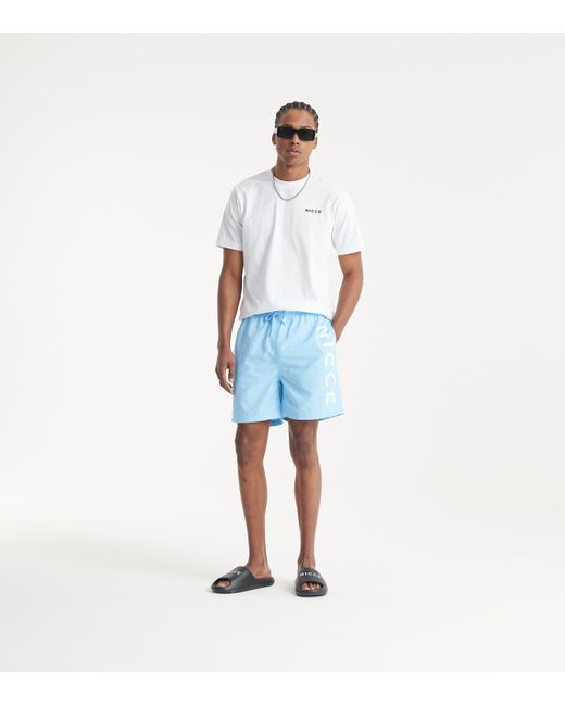 Nicce London Blue Bonham Swimshorts for men